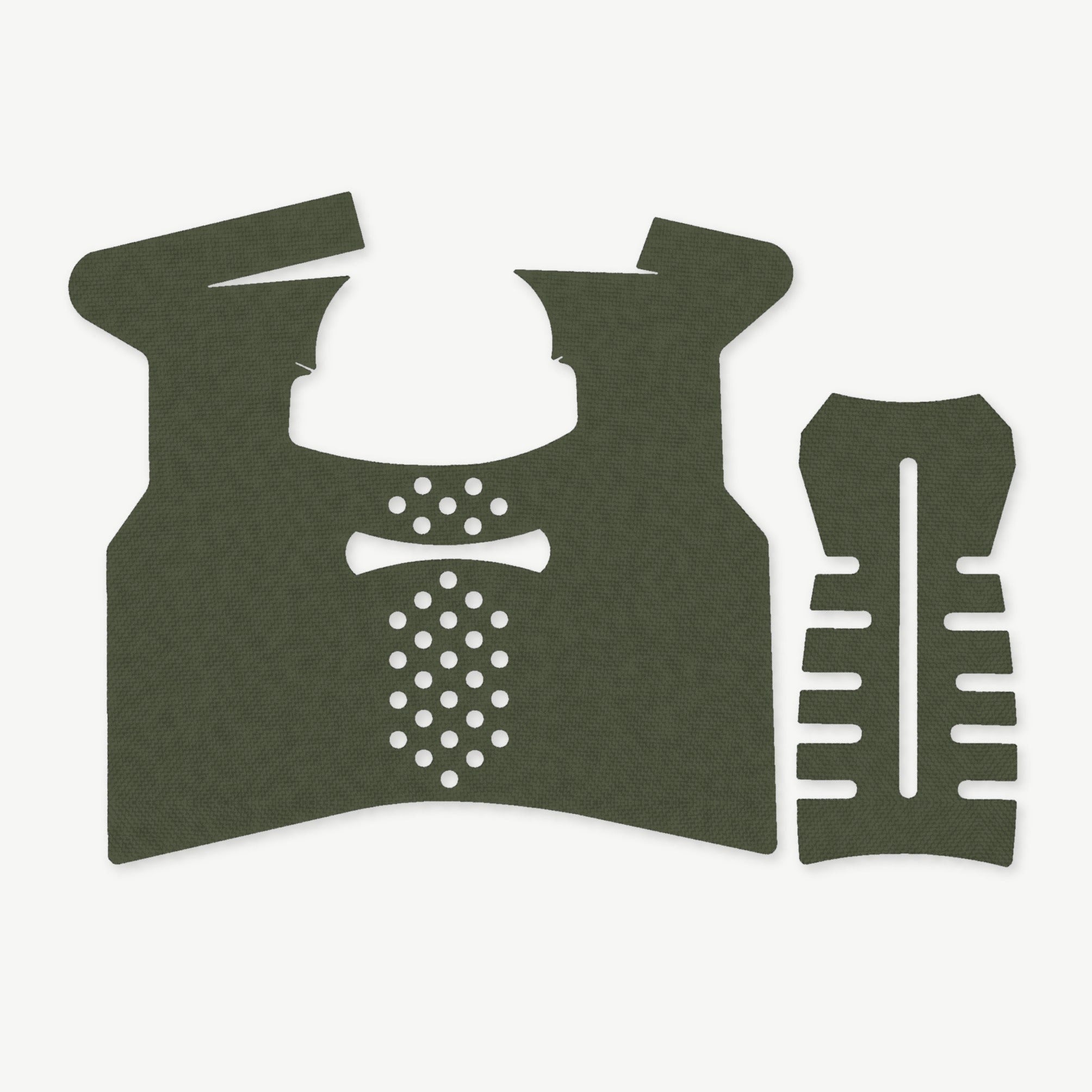 Grip Kit for Taurus GX4 Carry - die-cut Cordura 1000D kit pieces in OD Green - Combat Textiles
