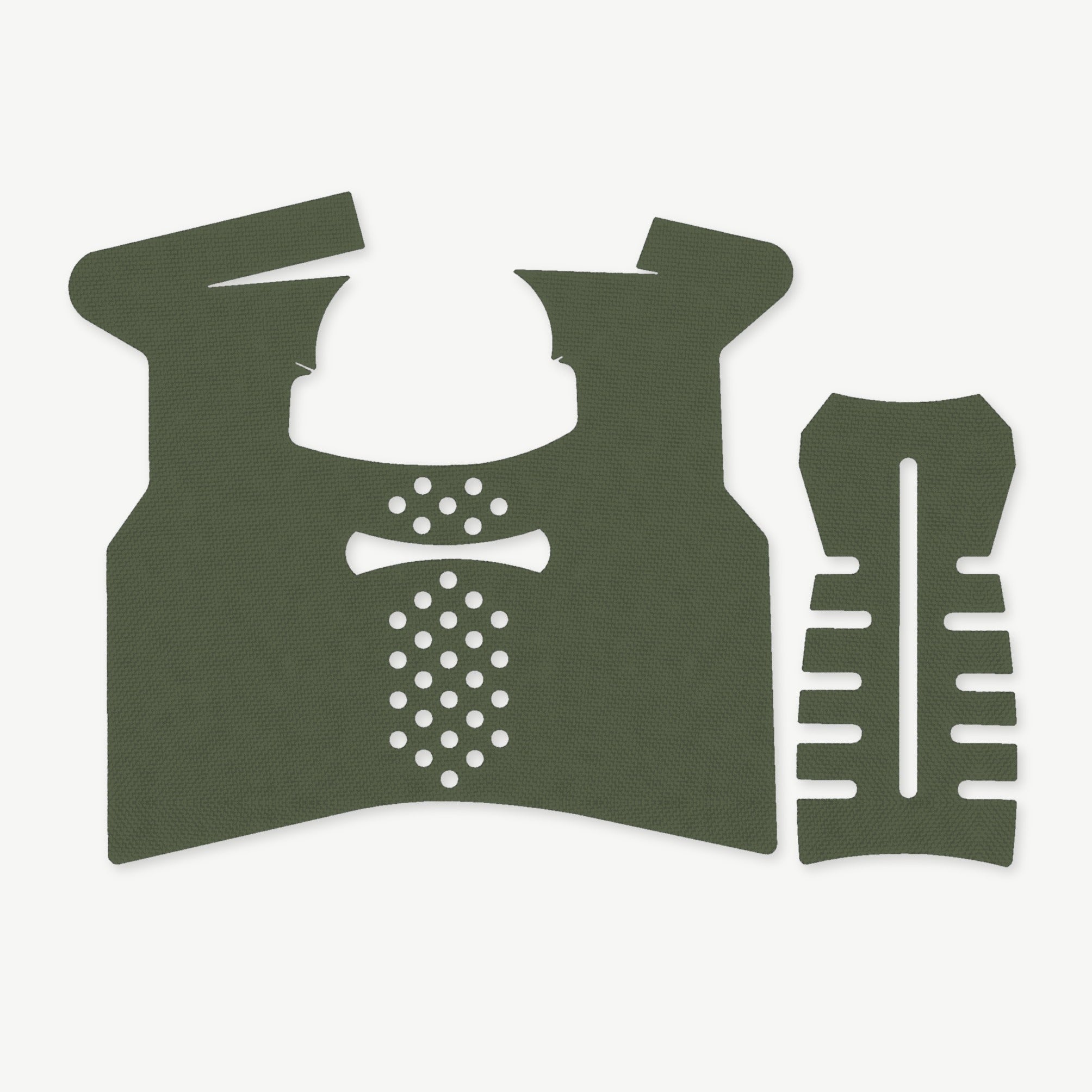 Grip Kit for Taurus GX4 Carry - die-cut Cordura 1000D kit pieces in Ranger Green - Combat Textiles