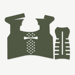 Grip Kit for Taurus GX4 Carry - die-cut Cordura 1000D kit pieces in Ranger Green - Combat Textiles
