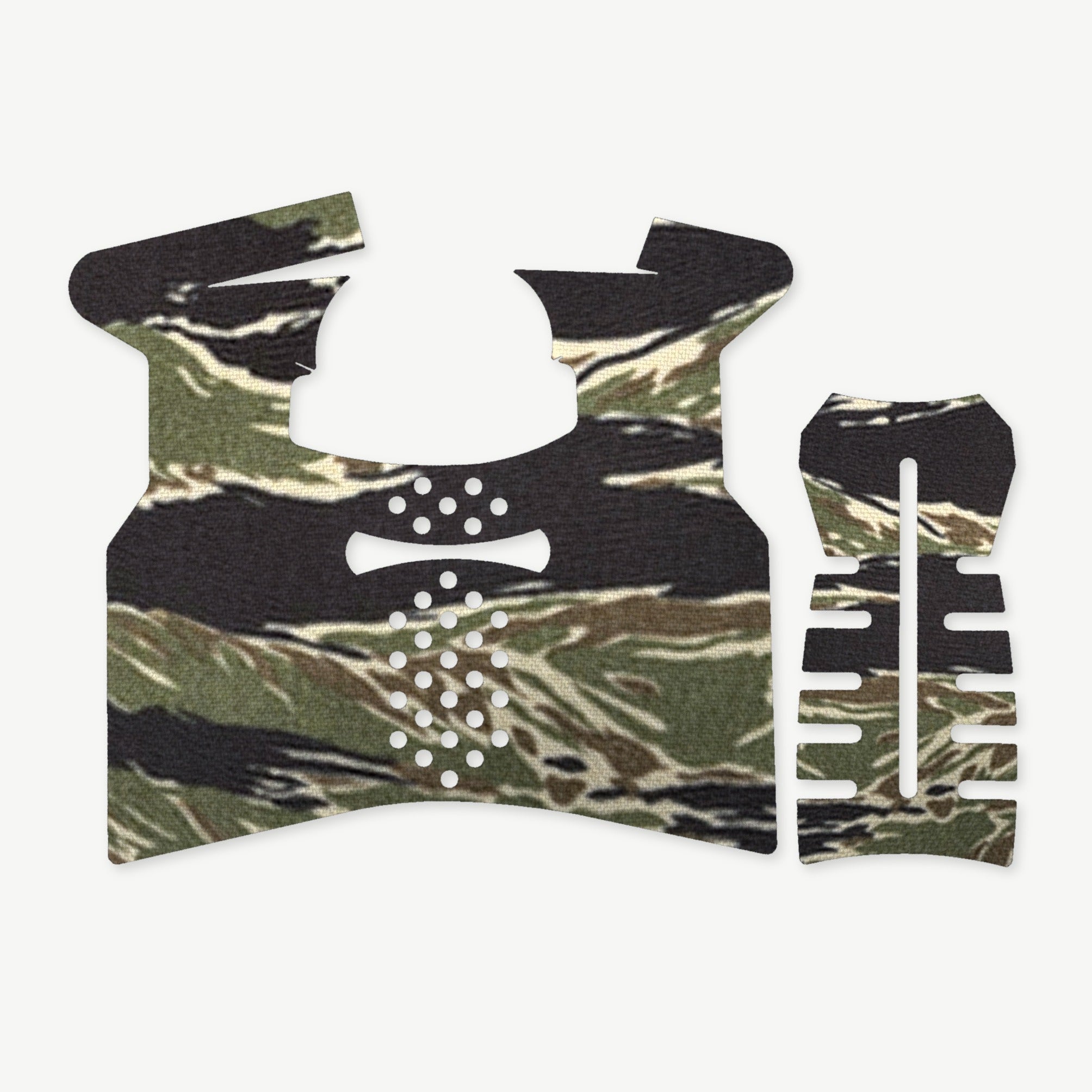 Grip Kit for Taurus GX4 Carry - die-cut Cordura 1000D kit pieces in Tiger Stripe (Green/Black) - Combat Textiles