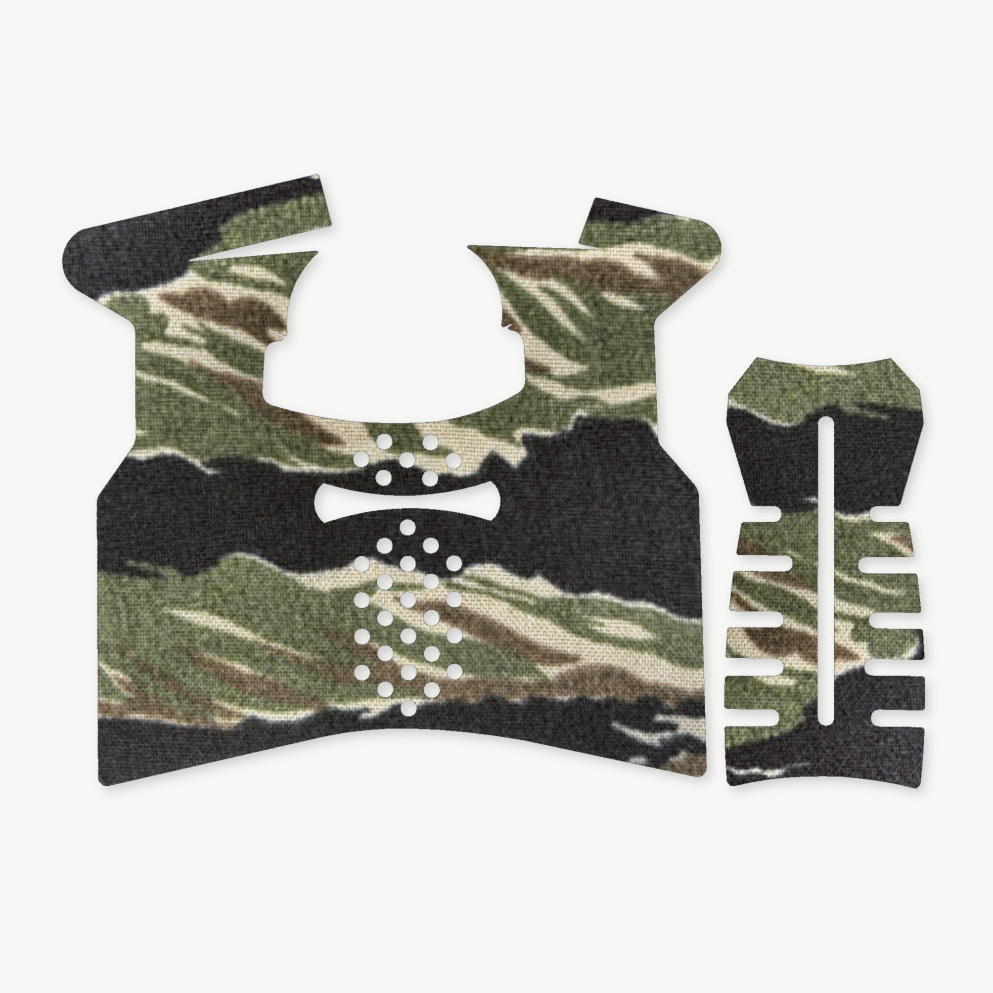 Grip Kit for Taurus GX4 Carry - die-cut Cordura 1000D kit pieces in Tiger Stripe (Green/Black) - Combat Textiles