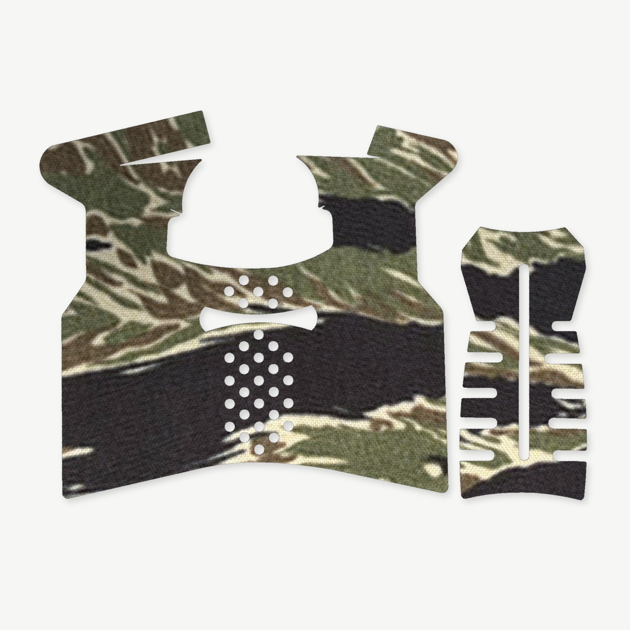 Grip Kit for Taurus GX4 Carry - die-cut Cordura 1000D kit pieces in Tiger Stripe (Green/Black) - Combat Textiles