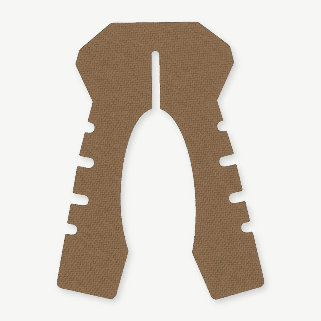 Grip Kit for Taurus TX22 - die-cut Cordura 1000D kit pieces in Coyote - Combat Textiles