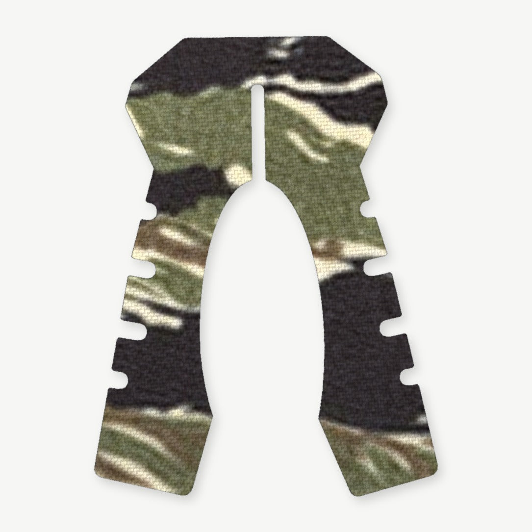 Grip Kit for Taurus TX22 - die-cut Cordura 1000D kit pieces in Tiger Stripe (Green/Black) - Combat Textiles