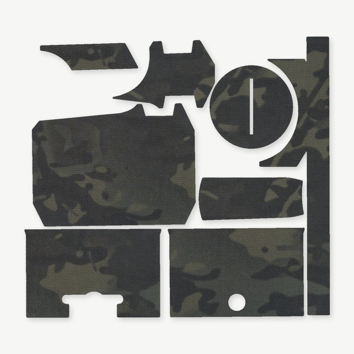 Optic Wrap Kit for Holosun HS403R / HS503R - die-cut Cordura 1000D kit pieces in MultiCam Black - Combat Textiles