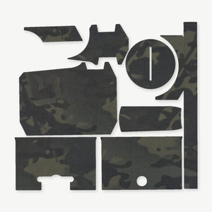 Optic Wrap Kit for Holosun HS403R / HS503R - die-cut Cordura 1000D kit pieces in MultiCam Black - Combat Textiles