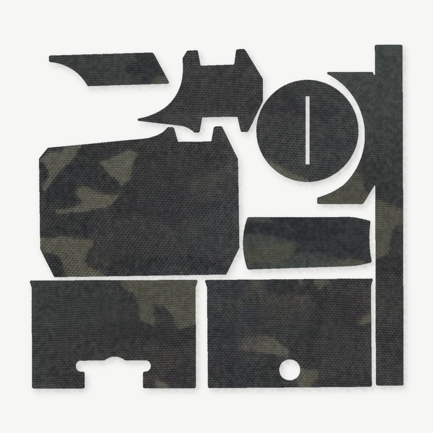 Optic Wrap Kit for Holosun HS403R / HS503R - die-cut Cordura 1000D kit pieces in MultiCam Black - Combat Textiles