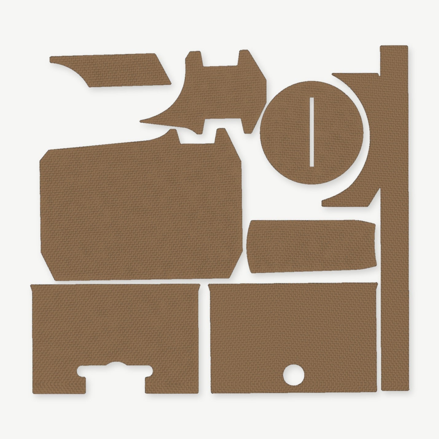 Optic Wrap Kit for Holosun HS403R / HS503R - die-cut Cordura 1000D kit pieces in Coyote - Combat Textiles