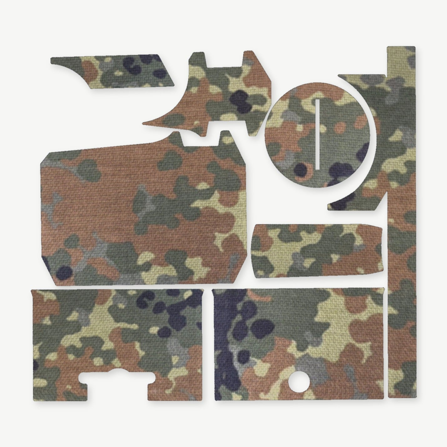 Optic Wrap Kit for Holosun HS403R / HS503R - die-cut Cordura 1000D kit pieces in Flecktarn - Combat Textiles