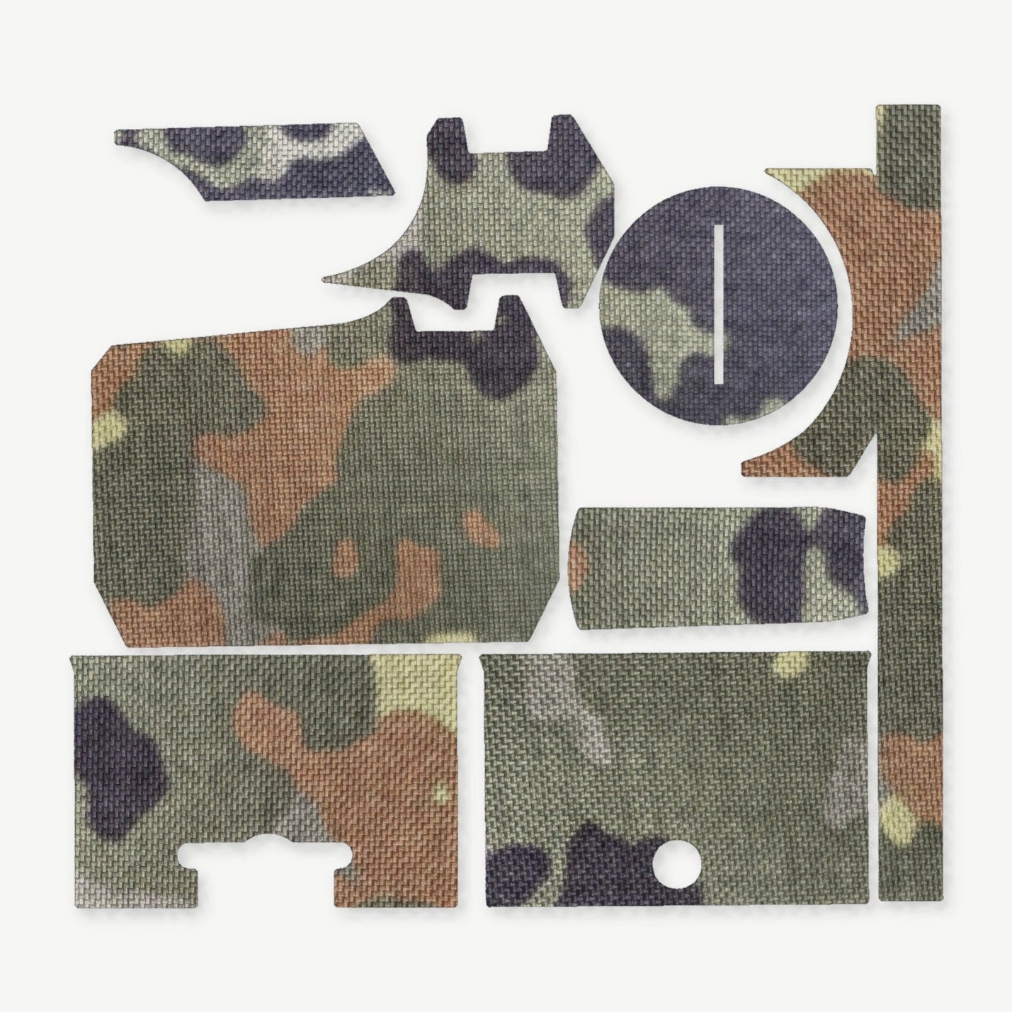 Optic Wrap Kit for Holosun HS403R / HS503R - die-cut Cordura 1000D kit pieces in Flecktarn - Combat Textiles