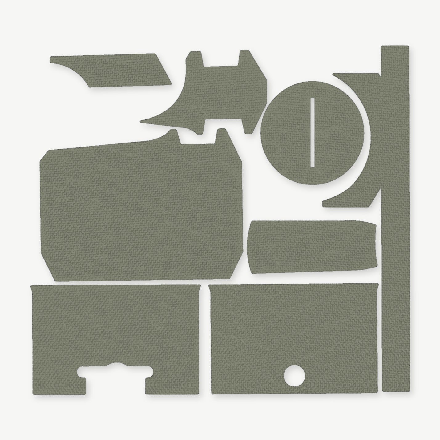 Optic Wrap Kit for Holosun HS403R / HS503R - die-cut Cordura 1000D kit pieces in OD Green - Combat Textiles