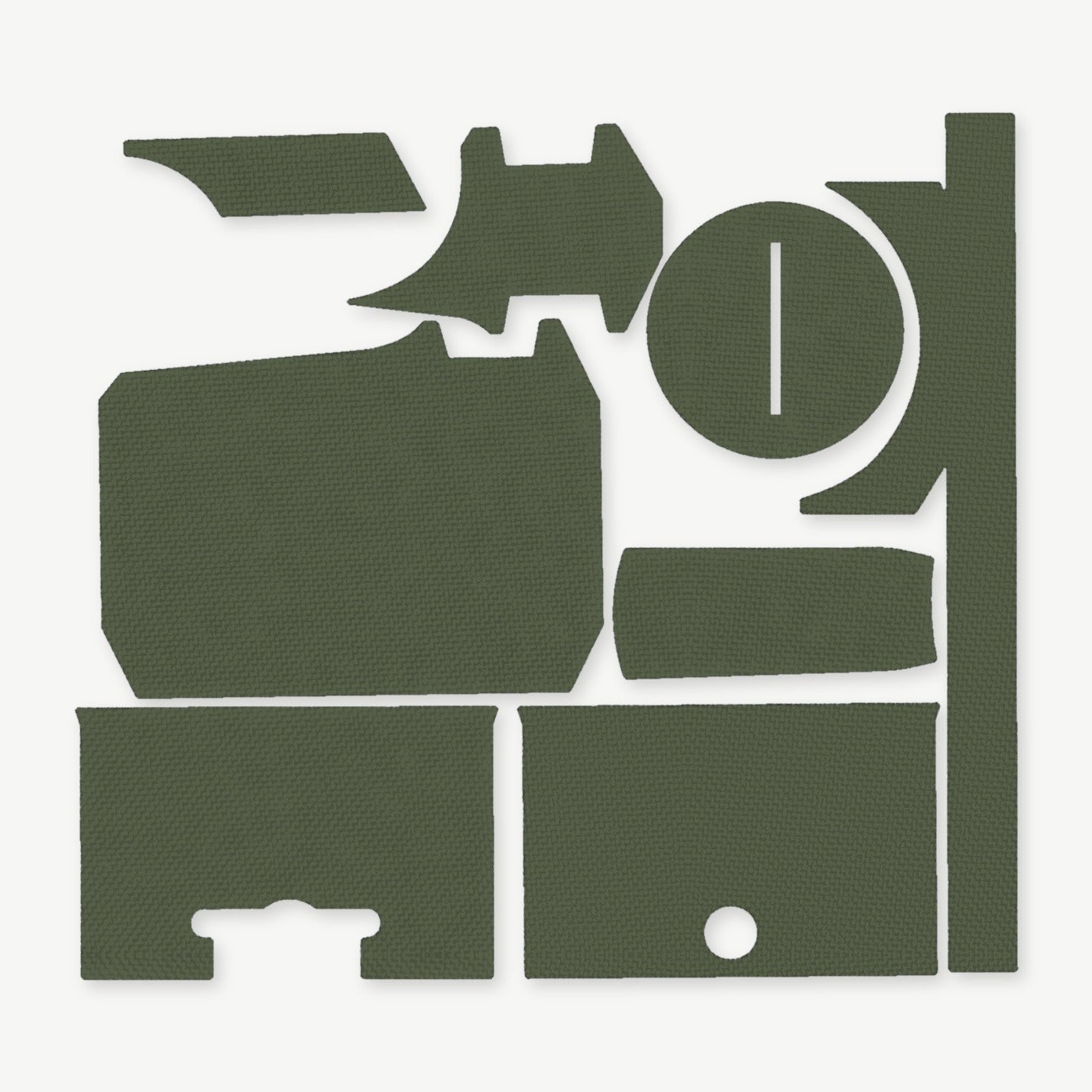 Optic Wrap Kit for Holosun HS403R / HS503R - die-cut Cordura 1000D kit pieces in Ranger Green - Combat Textiles