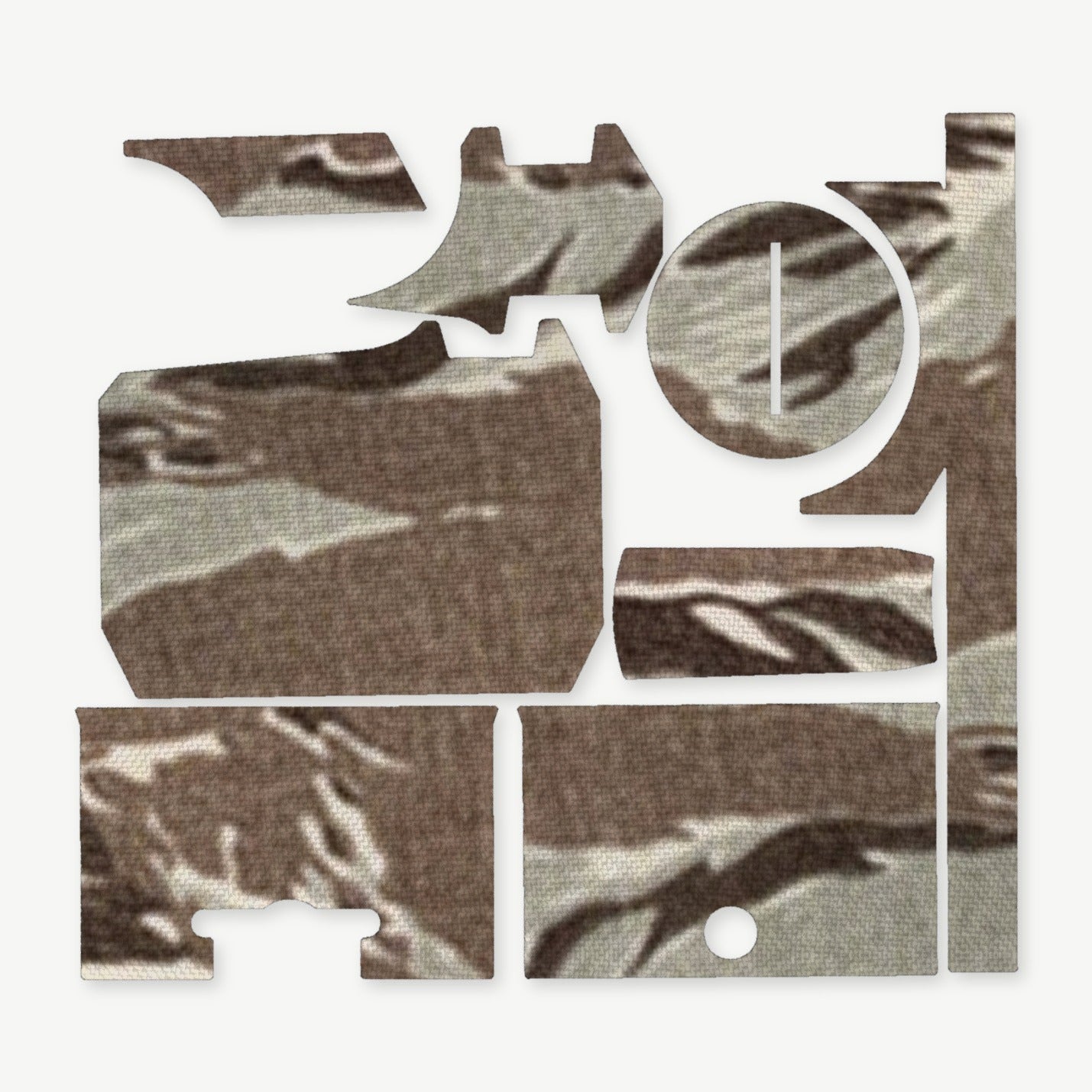 Optic Wrap Kit for Holosun HS403R / HS503R - die-cut Cordura 1000D kit pieces in Tiger Stripe (ABU) - Combat Textiles