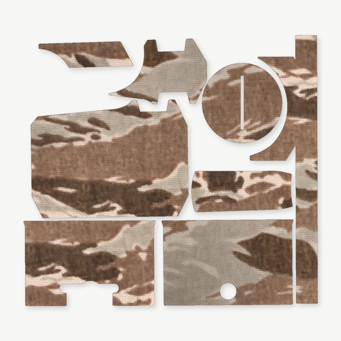 Optic Wrap Kit for Holosun HS403R / HS503R - die-cut Cordura 1000D kit pieces in Tiger Stripe (Desert) - Combat Textiles