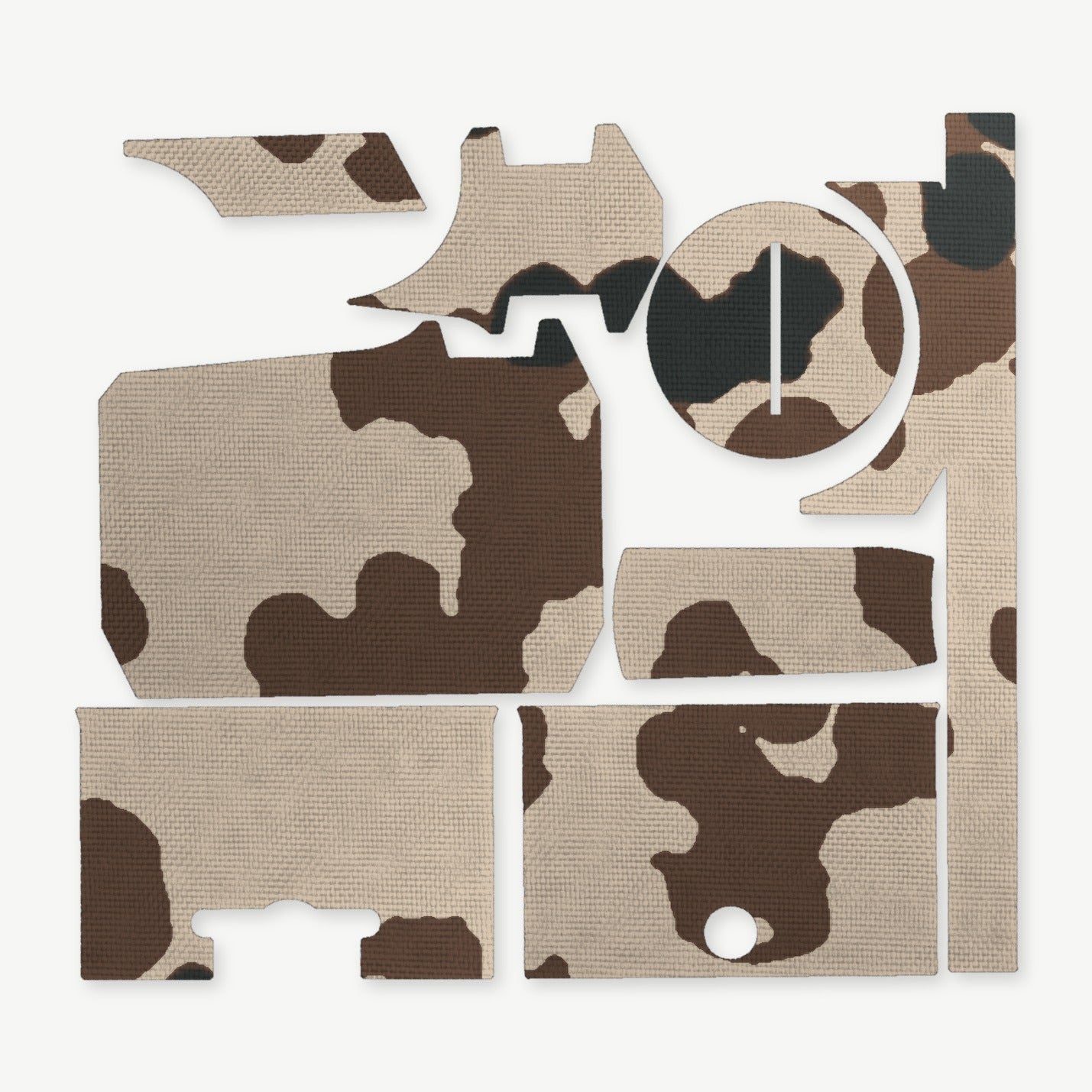 Optic Wrap Kit for Holosun HS403R / HS503R - die-cut Cordura 1000D kit pieces in Tropentarn - Combat Textiles