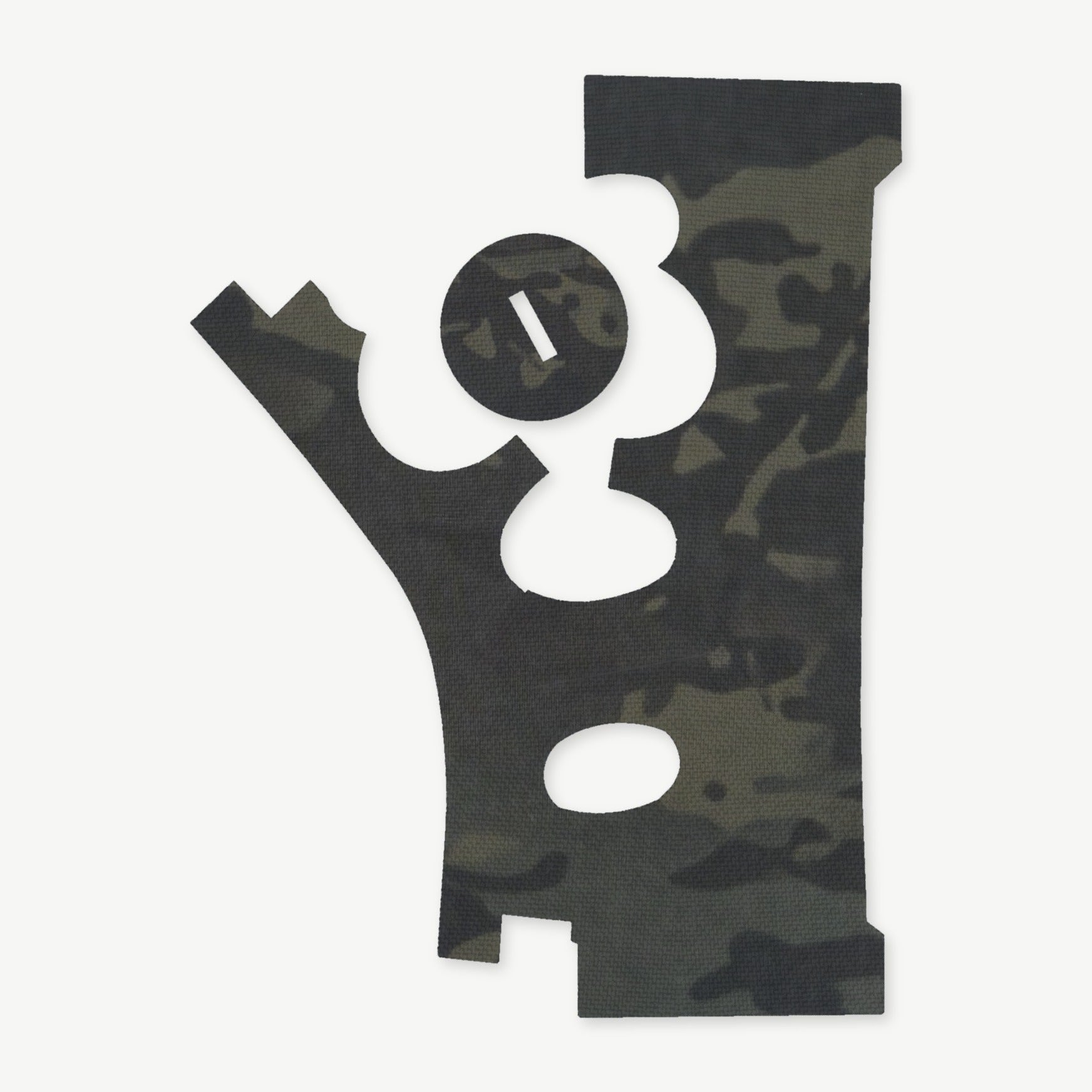 Optic Wrap Kit for Primary Arms SLx 1X MicroPrism - die-cut Cordura 1000D kit pieces in MultiCam Black - Combat Textiles