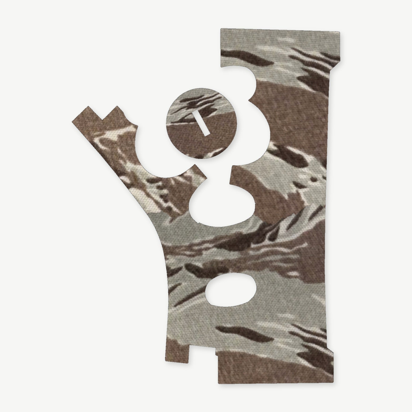 Optic Wrap Kit for Primary Arms SLx 1X MicroPrism - die-cut Cordura 1000D kit pieces in Tiger Stripe (ABU) - Combat Textiles