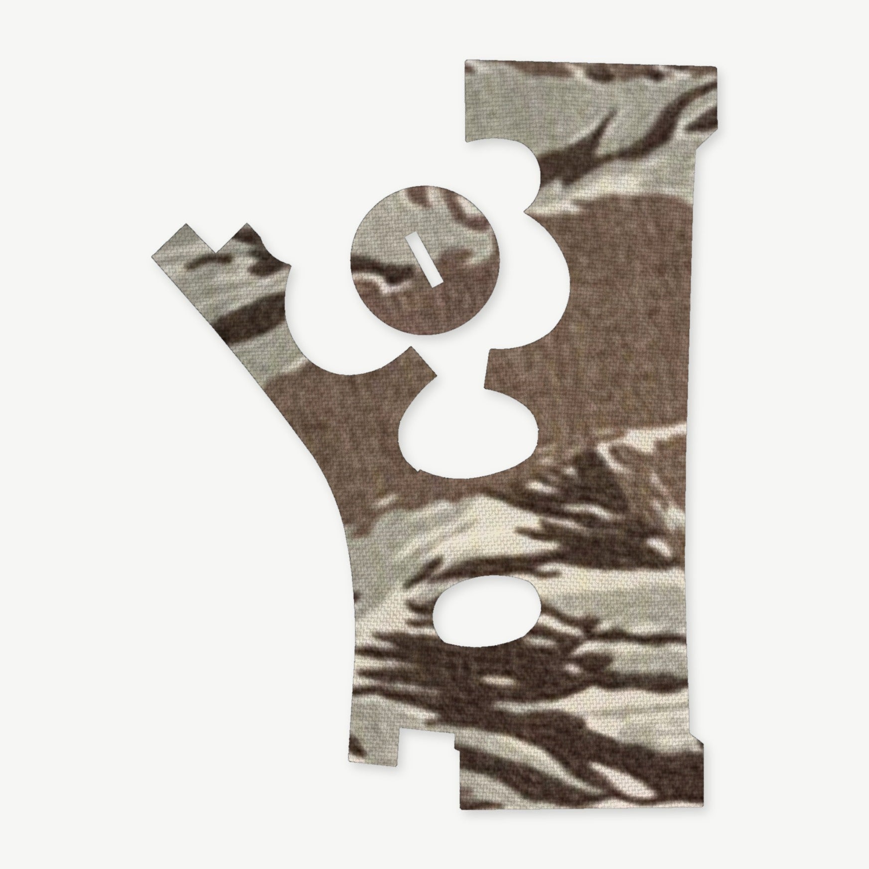 Optic Wrap Kit for Primary Arms SLx 1X MicroPrism - die-cut Cordura 1000D kit pieces in Tiger Stripe (ABU) - Combat Textiles