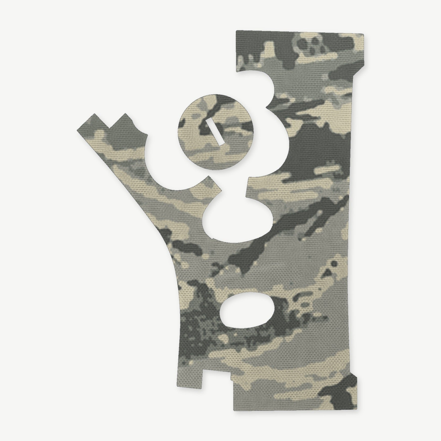 Optic Wrap Kit for Primary Arms SLx 1X MicroPrism - die-cut Cordura 1000D kit pieces in Tiger Stripe (ABU) - Combat Textiles