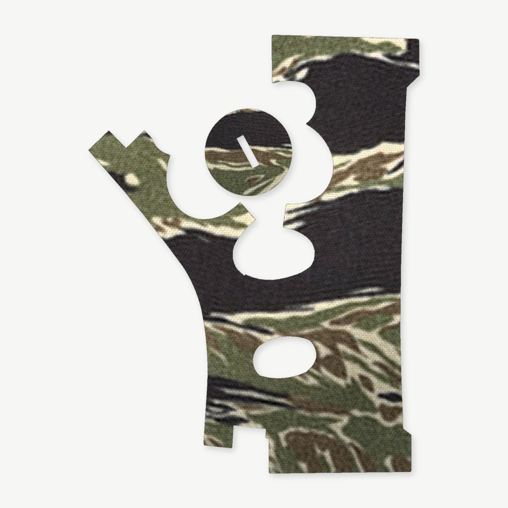 Optic Wrap Kit for Primary Arms SLx 1X MicroPrism - die-cut Cordura 1000D kit pieces in Tiger Stripe (Green/Black) - Combat Textiles