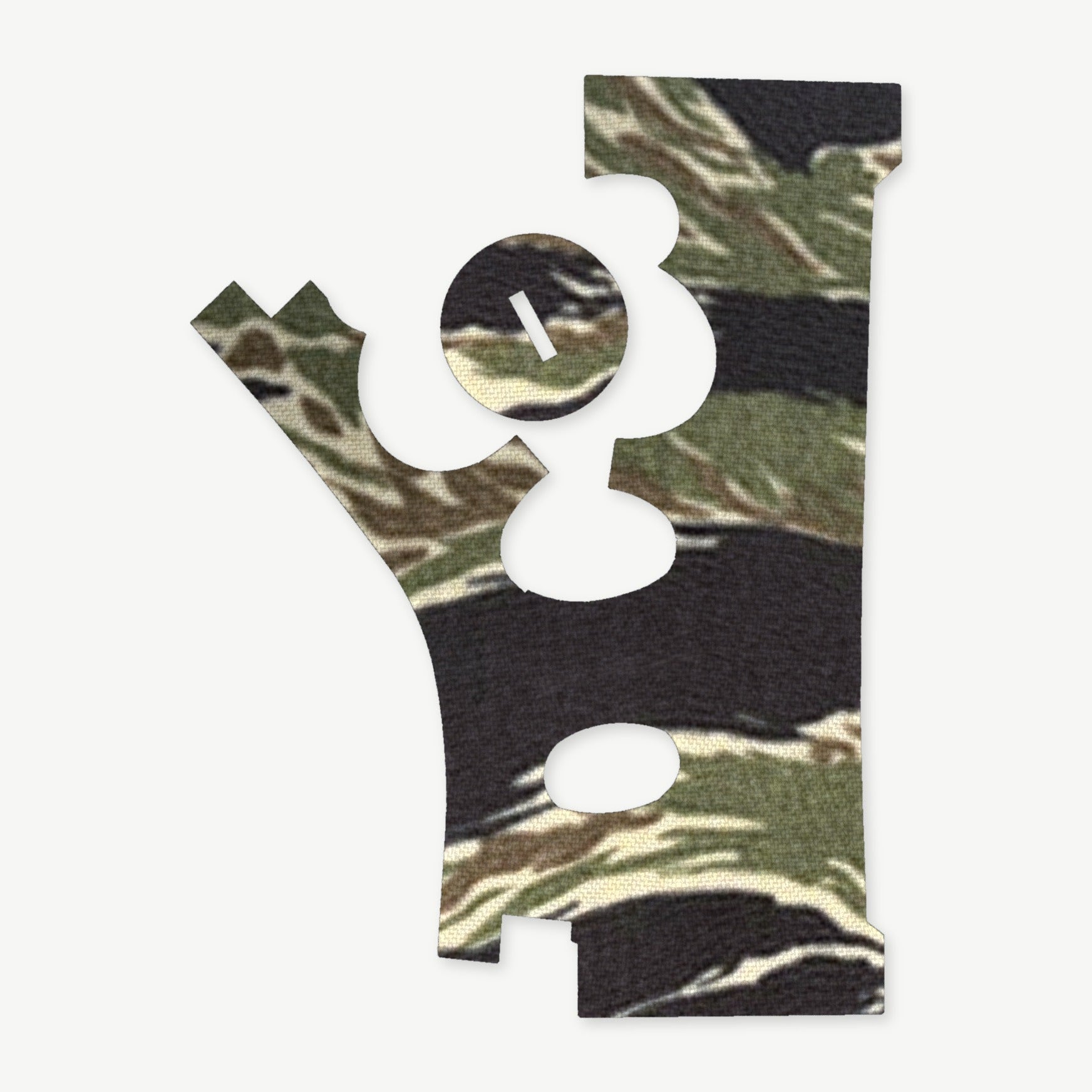 Optic Wrap Kit for Primary Arms SLx 1X MicroPrism - die-cut Cordura 1000D kit pieces in Tiger Stripe (Green/Black) - Combat Textiles