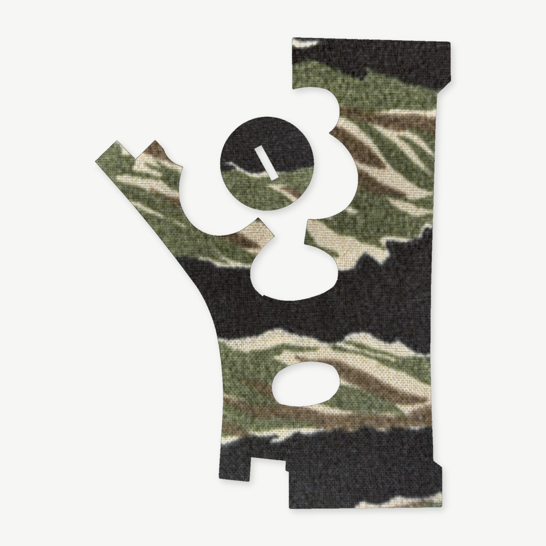 Optic Wrap Kit for Primary Arms SLx 1X MicroPrism - die-cut Cordura 1000D kit pieces in Tiger Stripe (Green/Black) - Combat Textiles