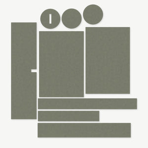 Optic Wrap Kit for Primary Arms SLx 1-6x24 Gen IV - die-cut Cordura 1000D kit pieces in OD Green - Combat Textiles