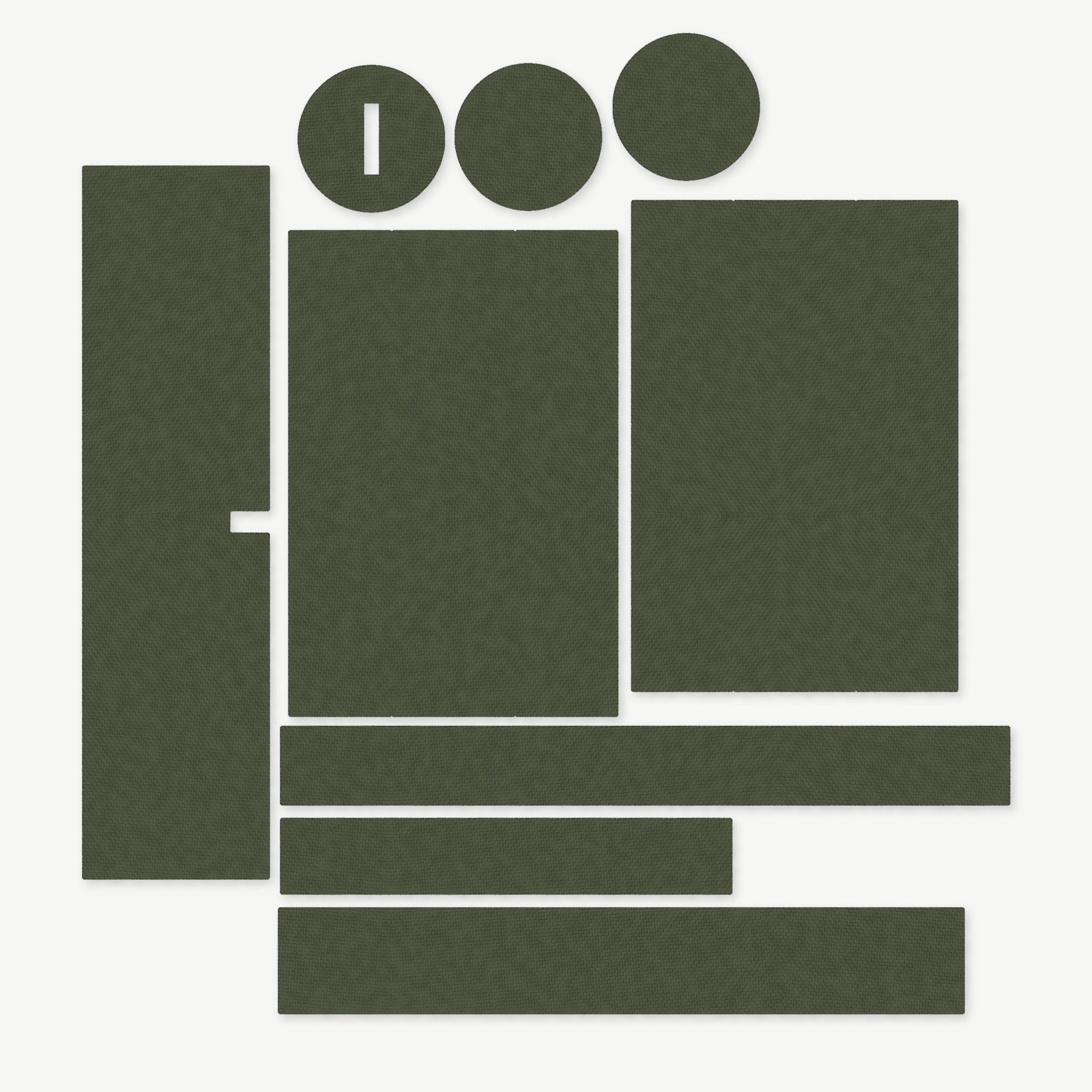 Optic Wrap Kit for Primary Arms SLx 1-6x24 Gen IV - die-cut Cordura 1000D kit pieces in OD Green - Combat Textiles