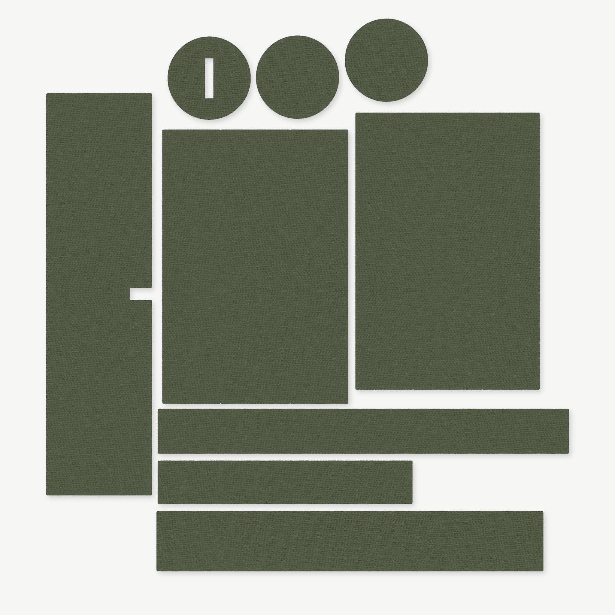 Optic Wrap Kit for Primary Arms SLx 1-6x24 Gen IV - die-cut Cordura 1000D kit pieces in Ranger Green - Combat Textiles