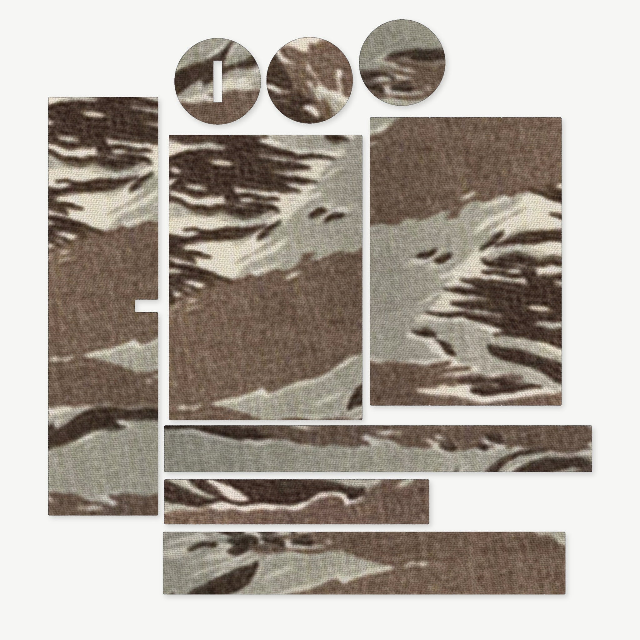 Optic Wrap Kit for Primary Arms SLx 1-6x24 Gen IV - die-cut Cordura 1000D kit pieces in Tiger Stripe (ABU) - Combat Textiles