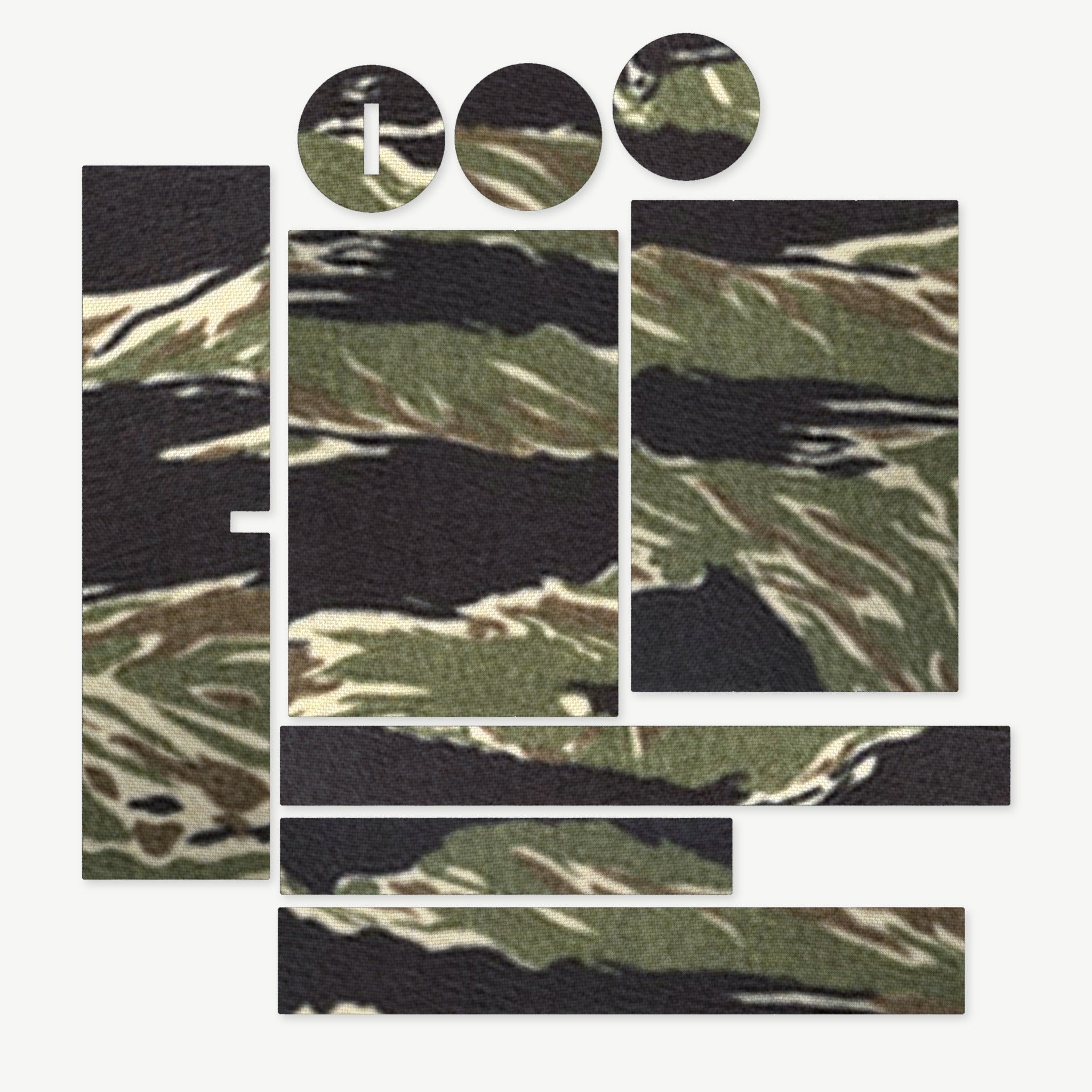 Optic Wrap Kit for Primary Arms SLx 1-6x24 Gen IV - die-cut Cordura 1000D kit pieces in Tiger Stripe (Green/Black) - Combat Textiles