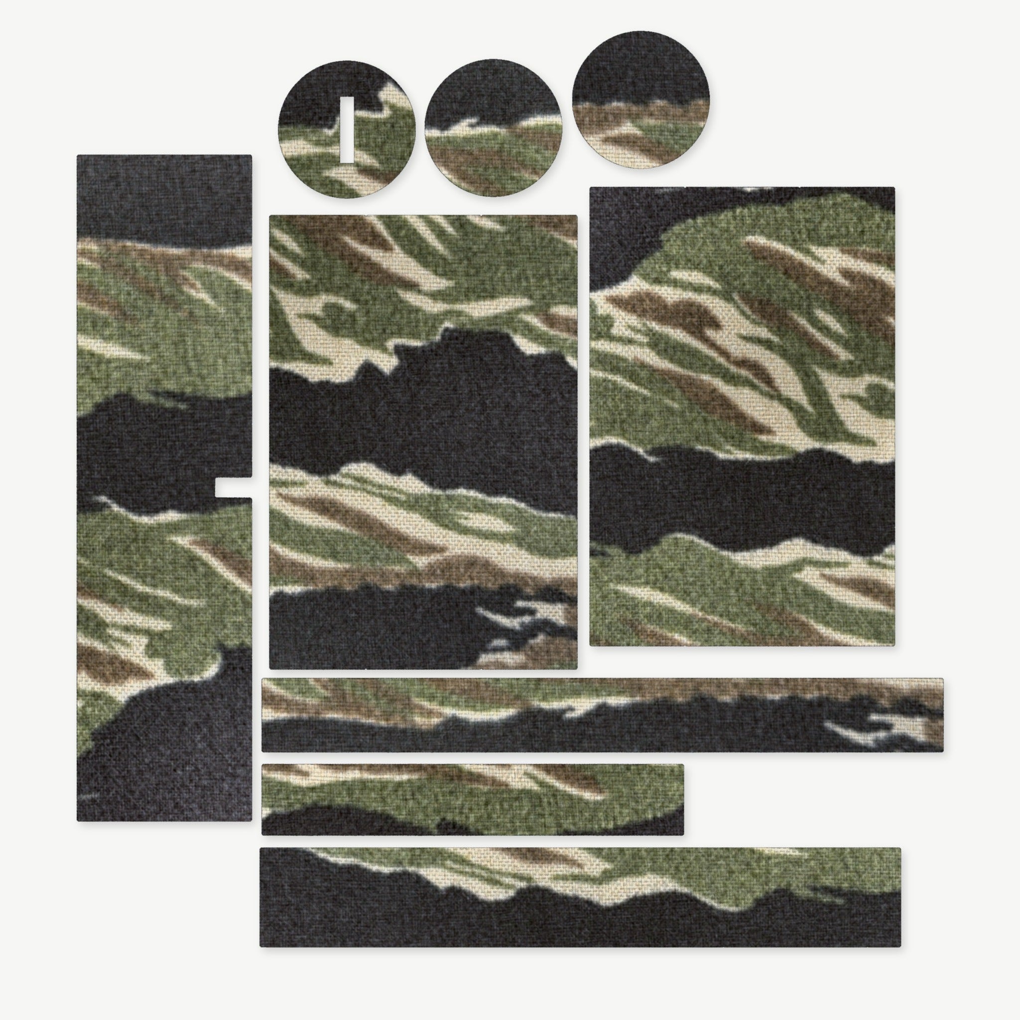 Optic Wrap Kit for Primary Arms SLx 1-6x24 Gen IV - die-cut Cordura 1000D kit pieces in Tiger Stripe (Green/Black) - Combat Textiles