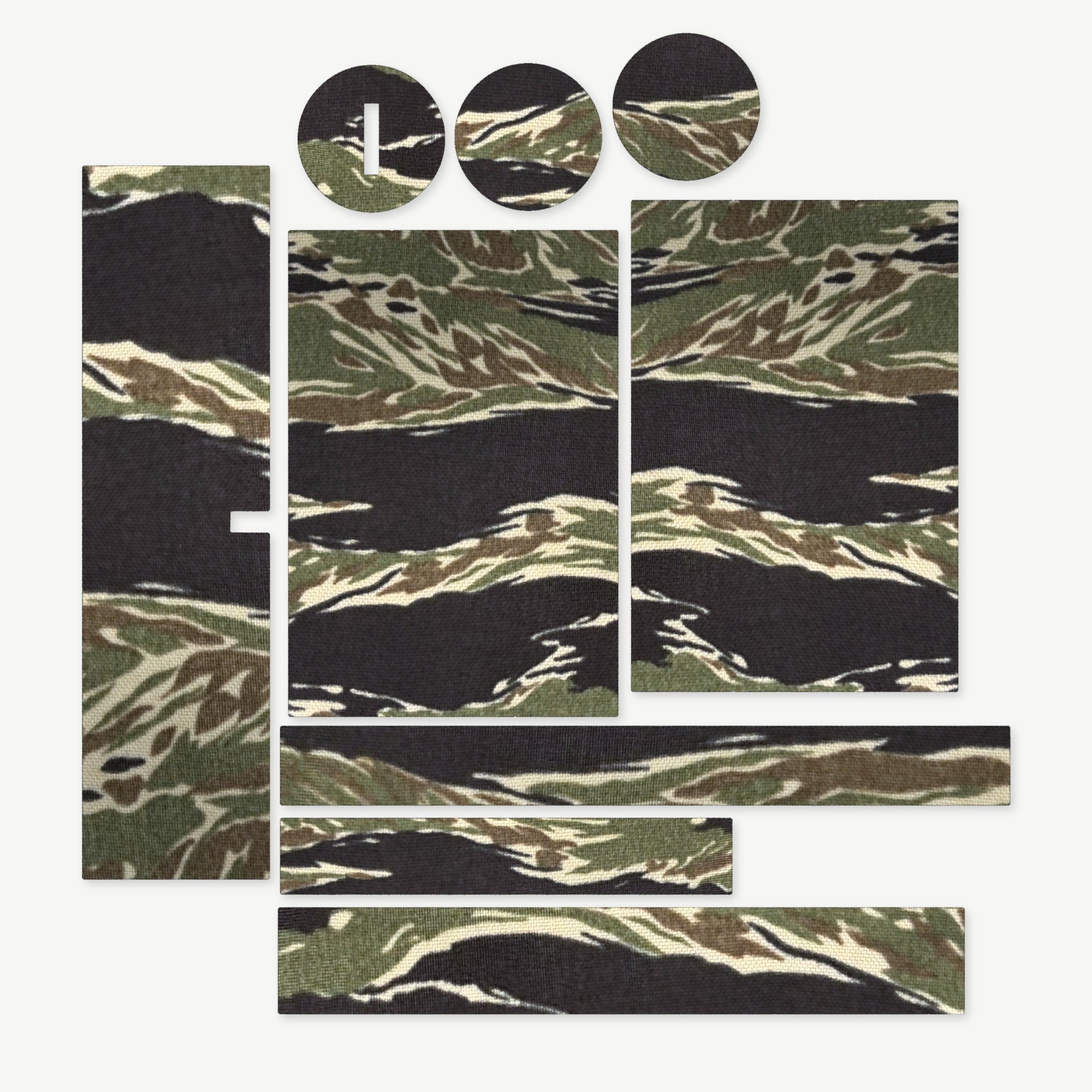 Optic Wrap Kit for Primary Arms SLx 1-6x24 Gen IV - die-cut Cordura 1000D kit pieces in Tiger Stripe (Green/Black) - Combat Textiles