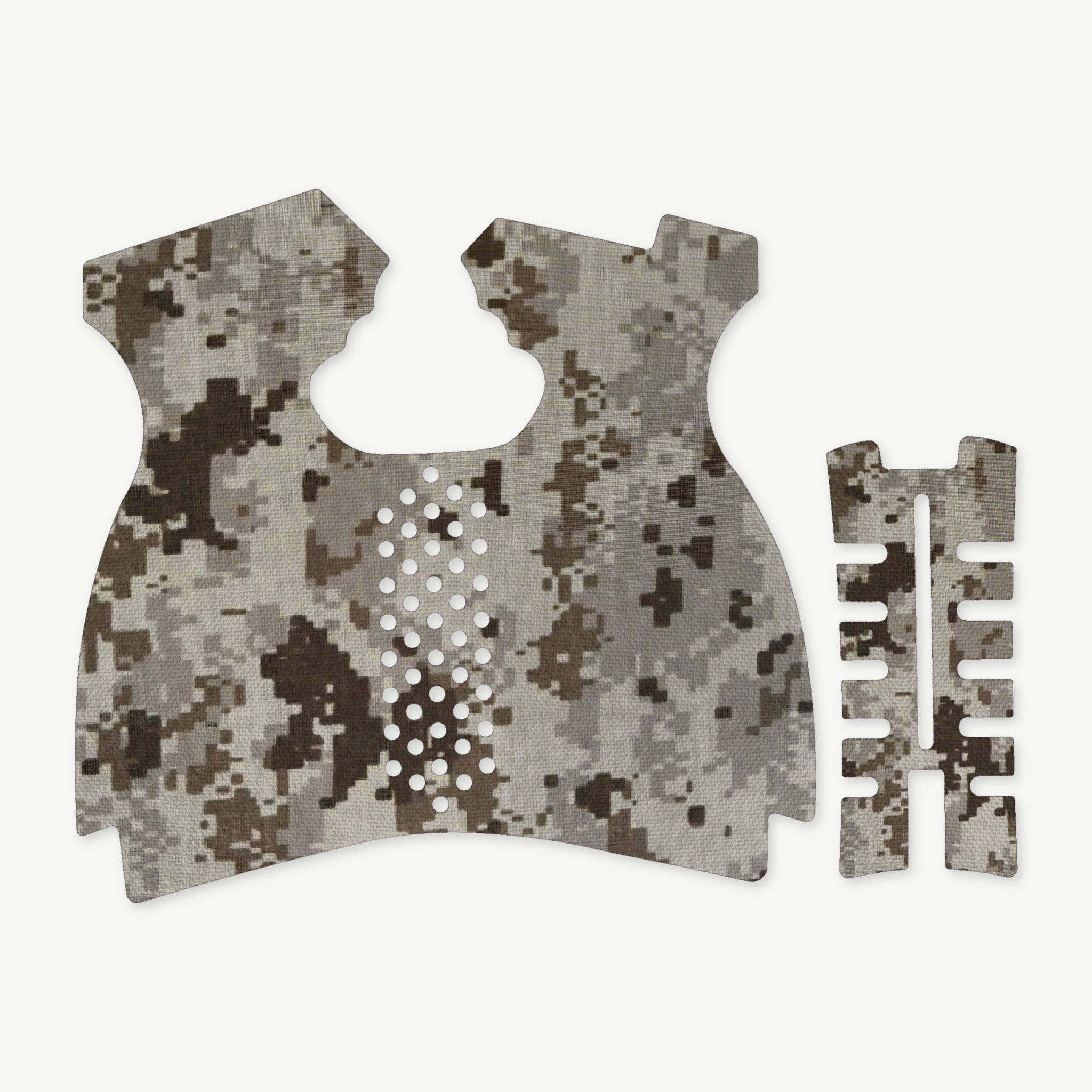 Grip Kit for Springfield XDM 10mm (Full Size) - die-cut Cordura 1000D kit pieces in ACU (Desert) - Combat Textiles