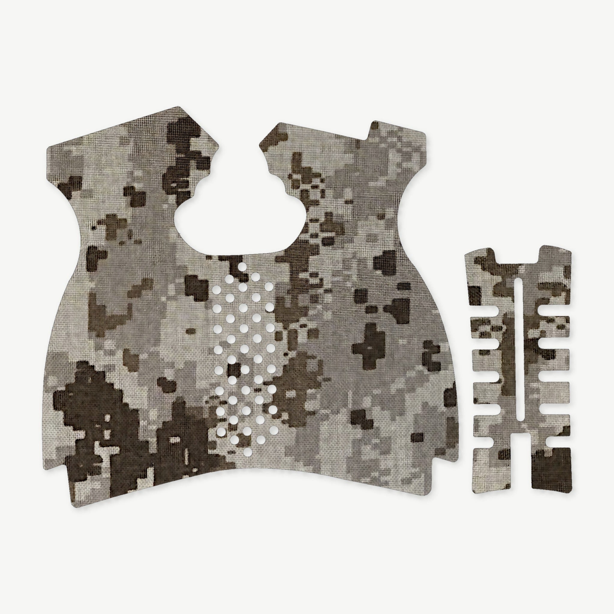 Grip Kit for Springfield XDM 10mm (Full Size) - die-cut Cordura 1000D kit pieces in ACU (Desert) - Combat Textiles