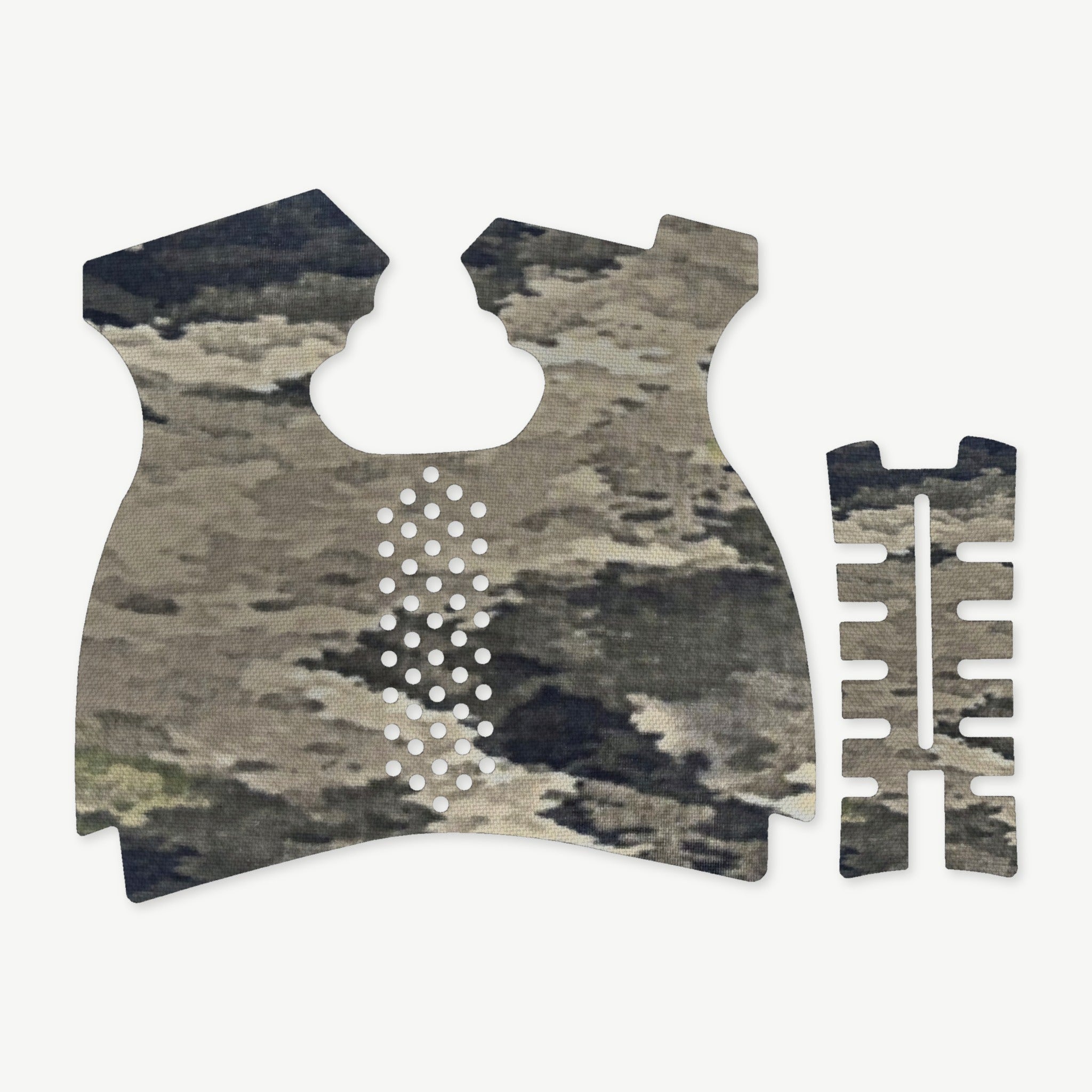 Grip Kit for Springfield XDM 10mm (Full Size) - die-cut Cordura 1000D kit pieces in A-TACS iX - Combat Textiles