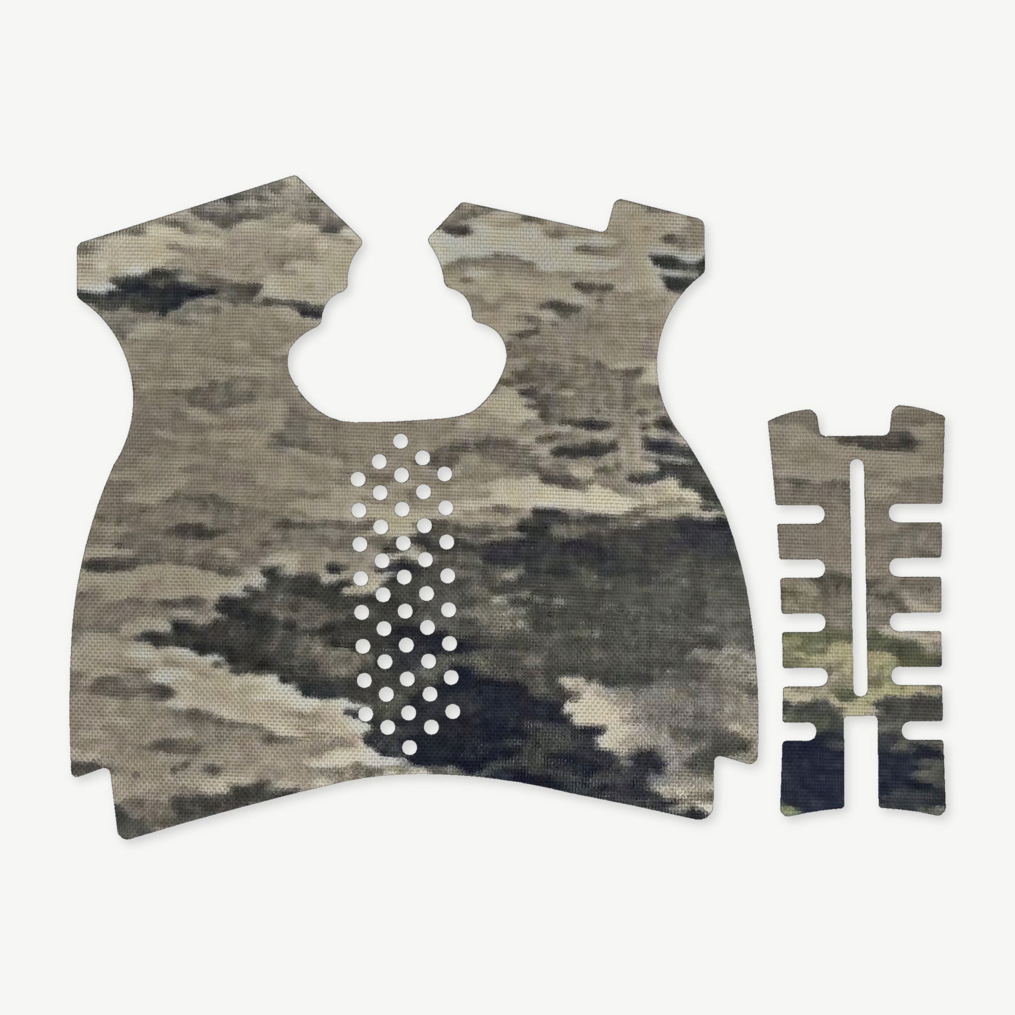 Grip Kit for Springfield XDM 10mm (Full Size) - die-cut Cordura 1000D kit pieces in A-TACS iX - Combat Textiles
