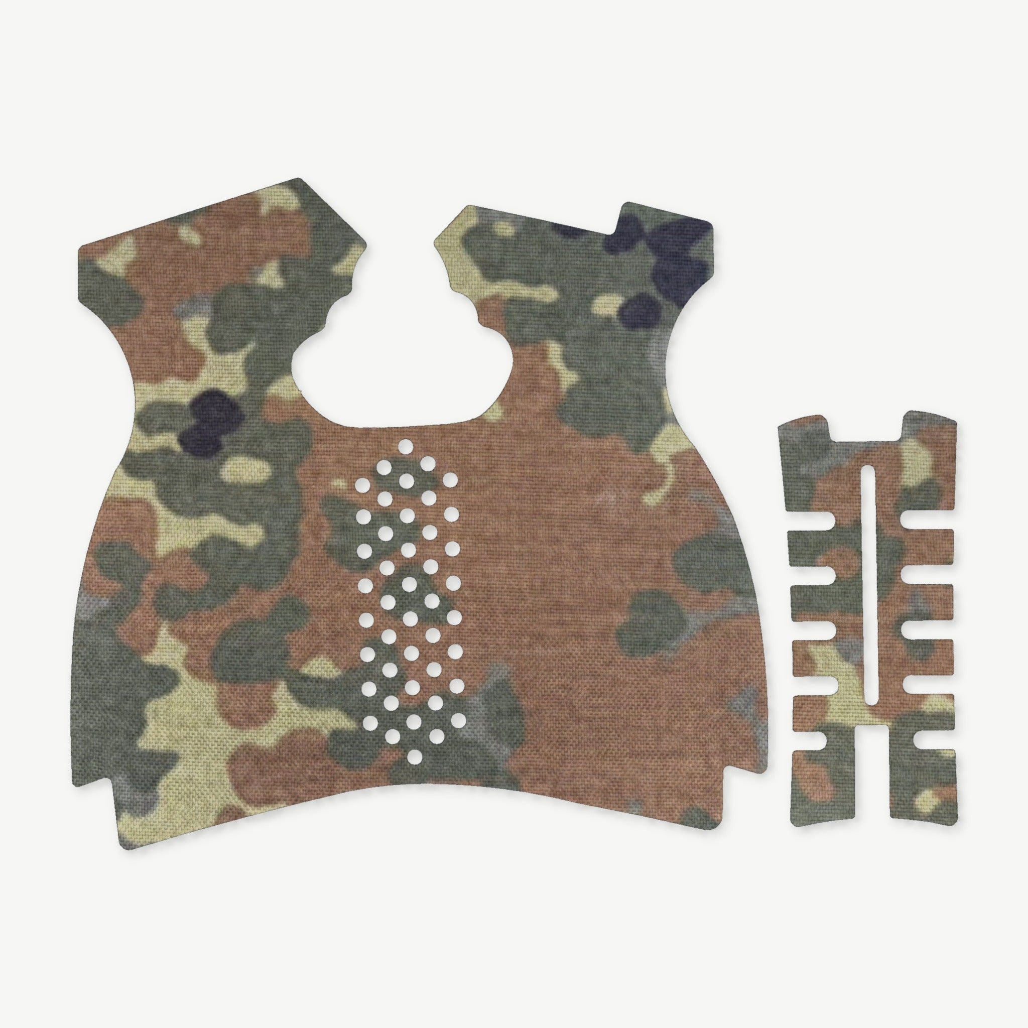Grip Kit for Springfield XDM 10mm (Full Size) - die-cut Cordura 1000D kit pieces in Flecktarn - Combat Textiles