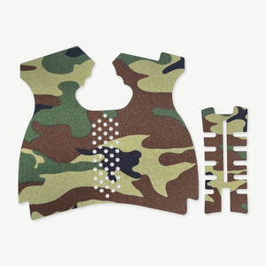 Grip Kit for Springfield XDM 10mm (Full Size) - die-cut Cordura 1000D kit pieces in M81 Woodland - Combat Textiles