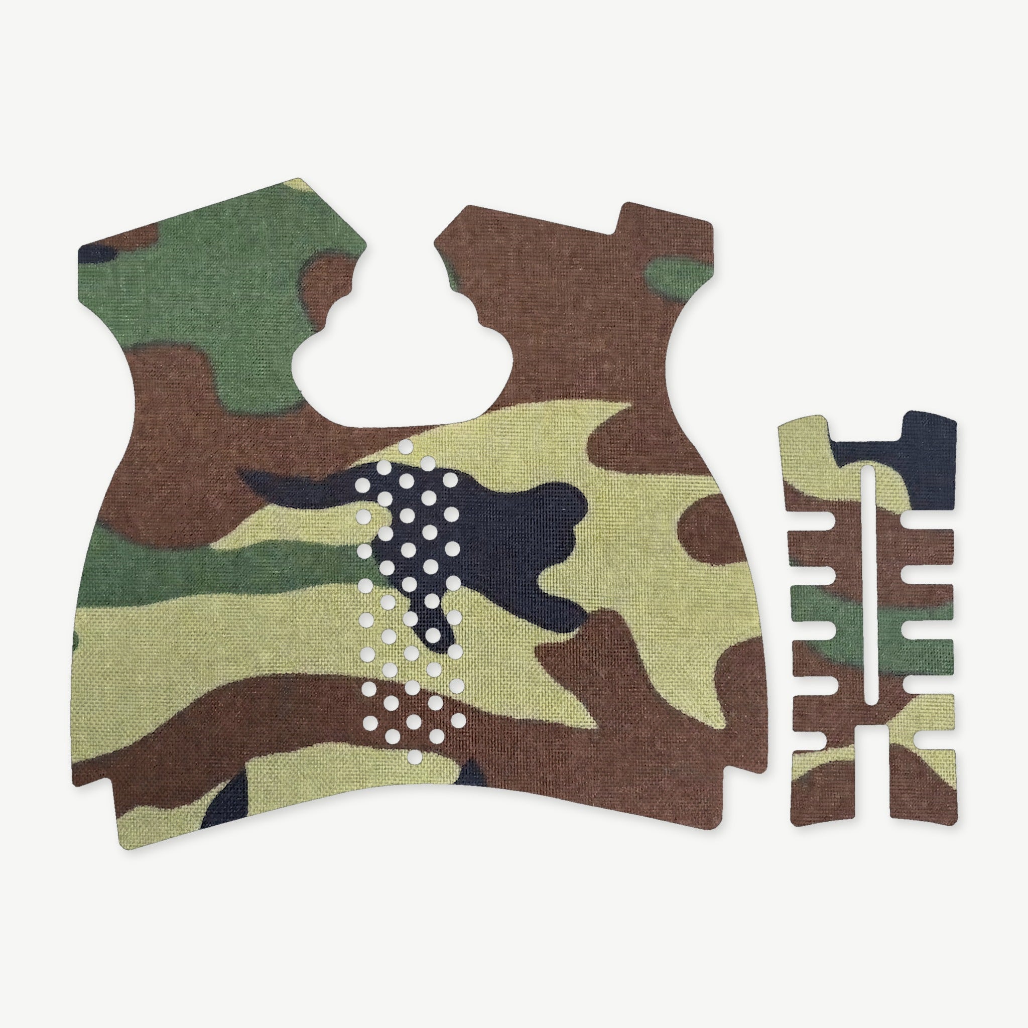Grip Kit for Springfield XDM 10mm (Full Size) - die-cut Cordura 1000D kit pieces in M81 Woodland - Combat Textiles
