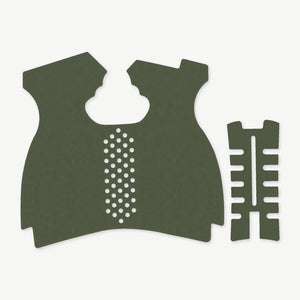 Grip Kit for Springfield XDM 10mm (Full Size) - die-cut Cordura 1000D kit pieces in Ranger Green - Combat Textiles