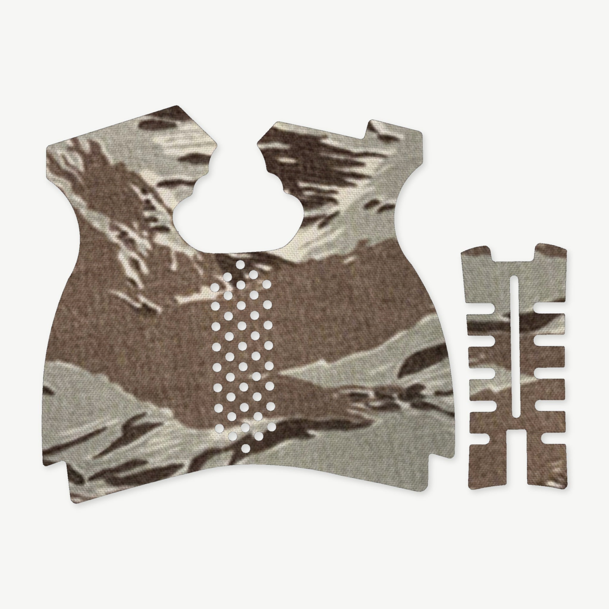 Grip Kit for Springfield XDM 10mm (Full Size) - die-cut Cordura 1000D kit pieces in Tiger Stripe (ABU) - Combat Textiles