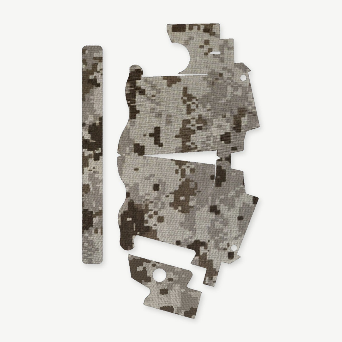 Light Wrap Kit for Streamlight TLR-7 HL-X SUB - die-cut Cordura 1000D kit pieces in ACU (Desert) - Combat Textiles