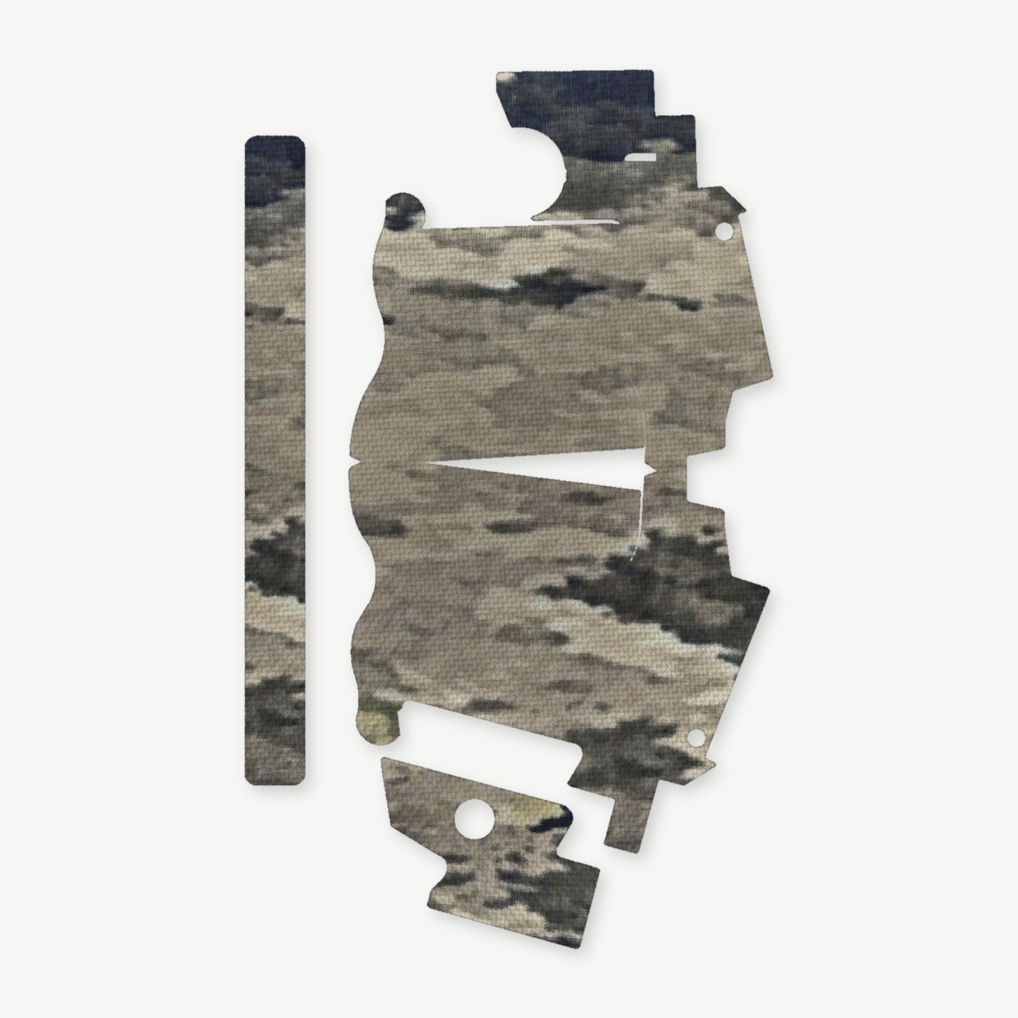 Light Wrap Kit for Streamlight TLR-7 HL-X SUB - die-cut Cordura 1000D kit pieces in A-TACS iX - Combat Textiles