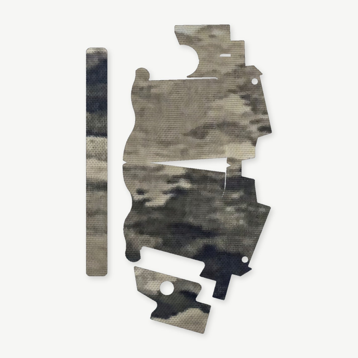 Light Wrap Kit for Streamlight TLR-7 HL-X SUB - die-cut Cordura 1000D kit pieces in A-TACS iX - Combat Textiles