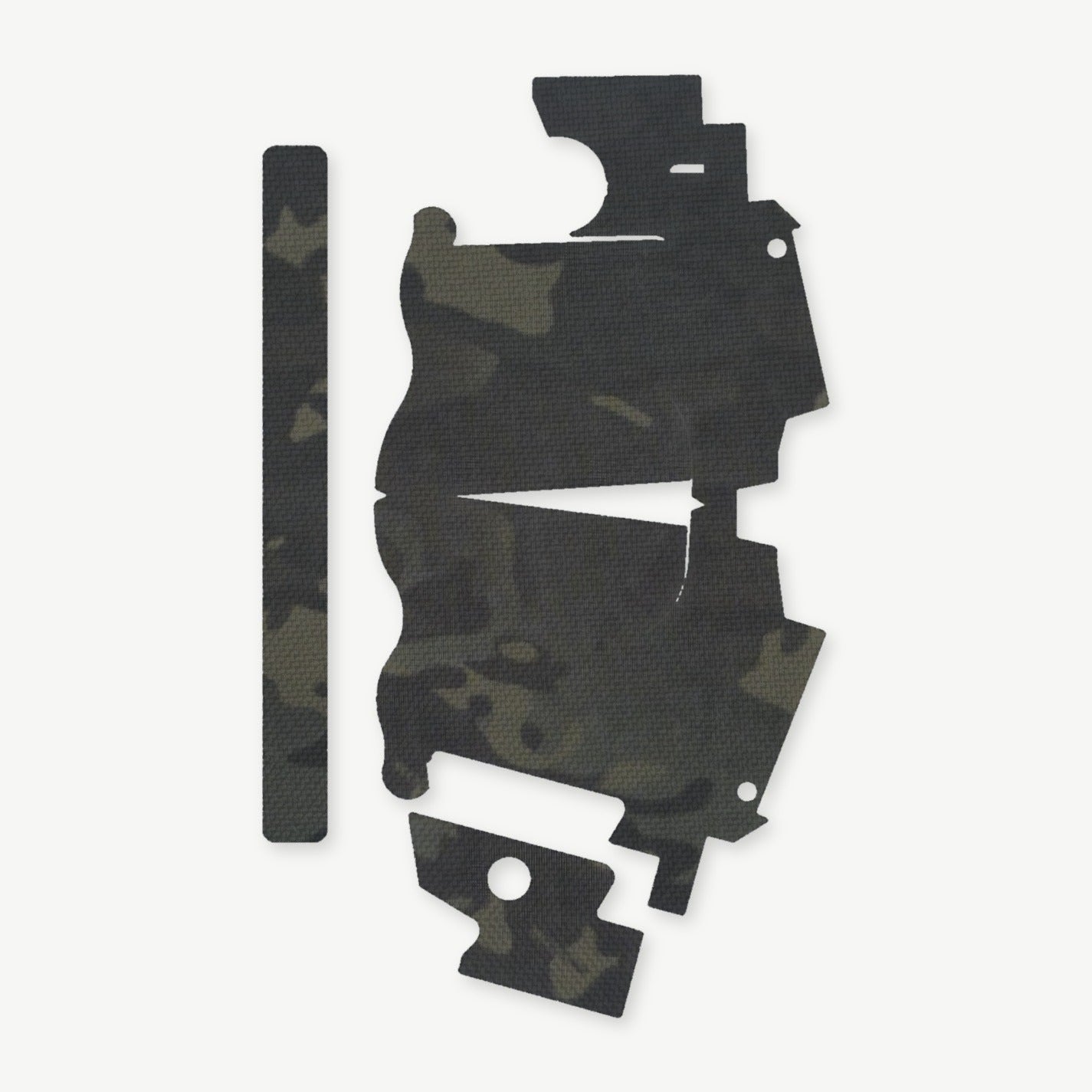 Light Wrap Kit for Streamlight TLR-7 HL-X SUB - die-cut Cordura 1000D kit pieces in MultiCam Black - Combat Textiles