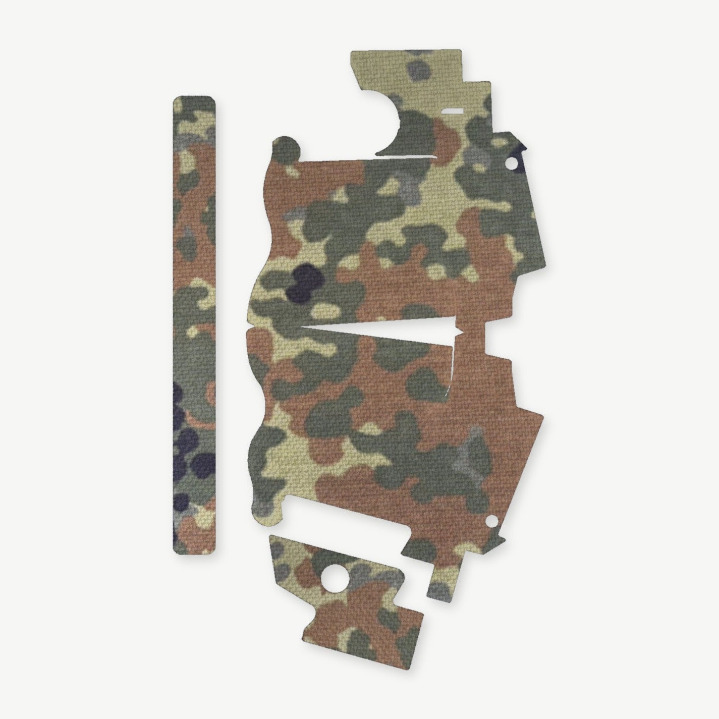 Light Wrap Kit for Streamlight TLR-7 HL-X SUB - die-cut Cordura 1000D kit pieces in Flecktarn - Combat Textiles