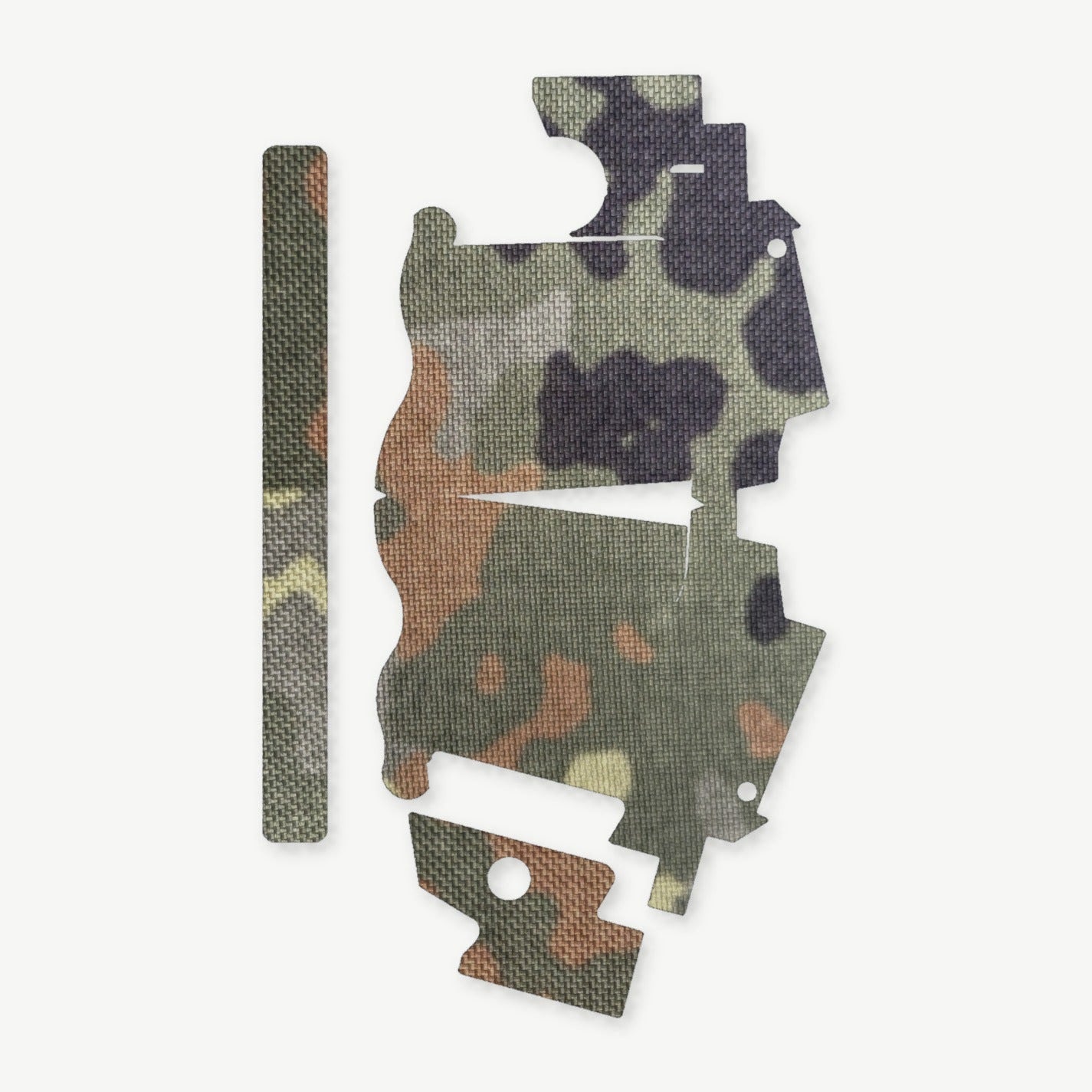 Light Wrap Kit for Streamlight TLR-7 HL-X SUB - die-cut Cordura 1000D kit pieces in Flecktarn - Combat Textiles