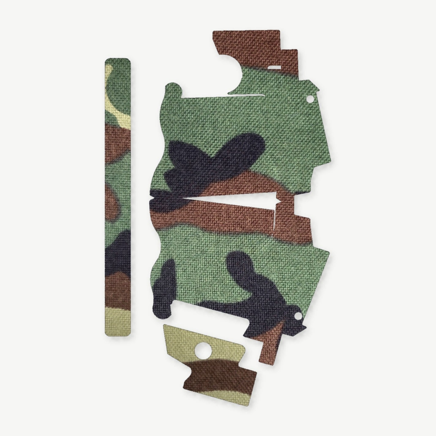 Light Wrap Kit for Streamlight TLR-7 HL-X SUB - die-cut Cordura 1000D kit pieces in M81 Woodland - Combat Textiles
