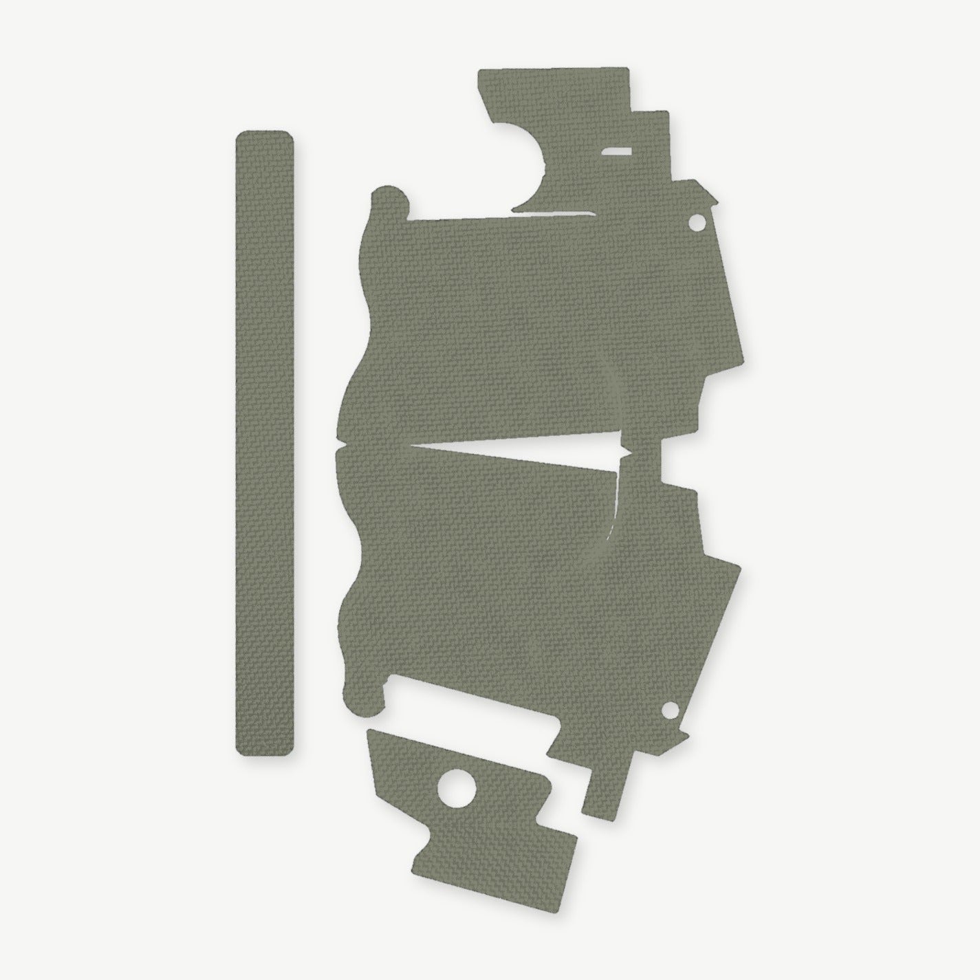 Light Wrap Kit for Streamlight TLR-7 HL-X SUB - die-cut Cordura 1000D kit pieces in OD Green - Combat Textiles